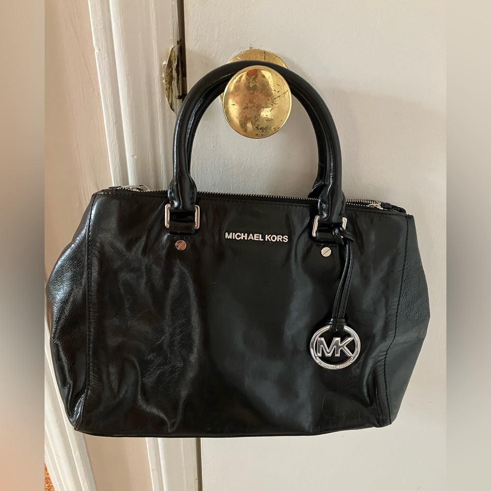 Michael Kors Black Satchel Bag